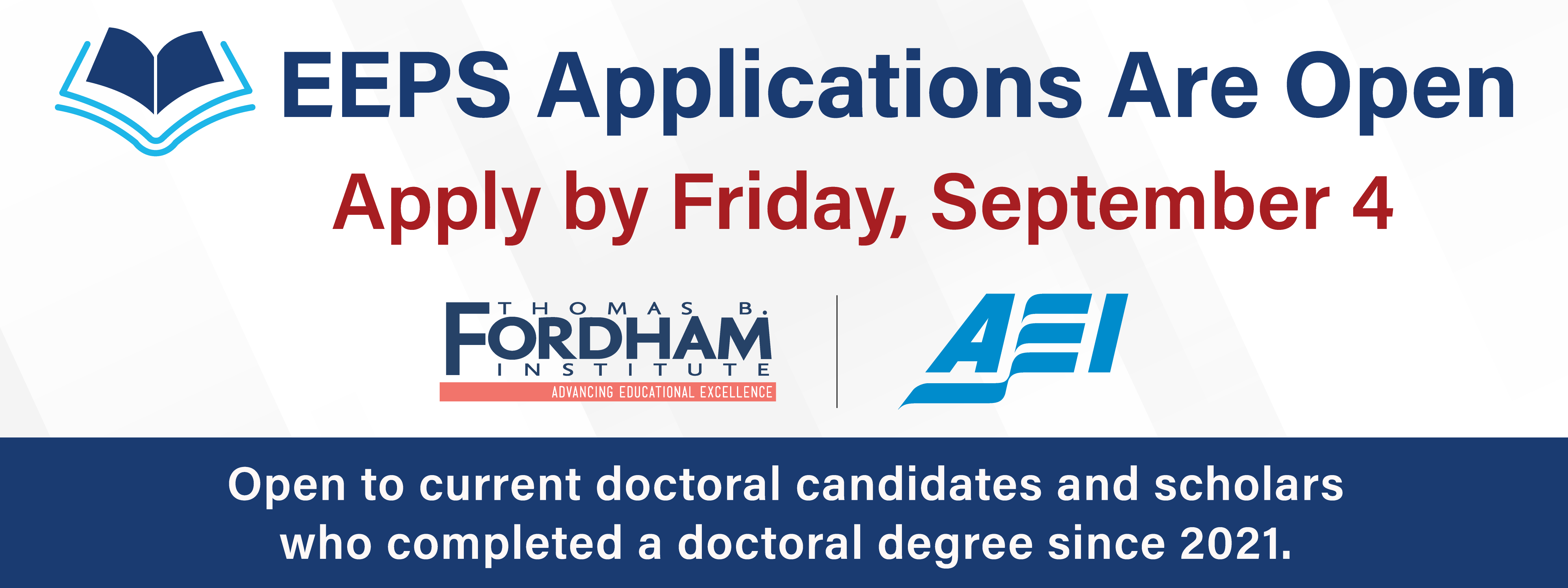 Applications are open