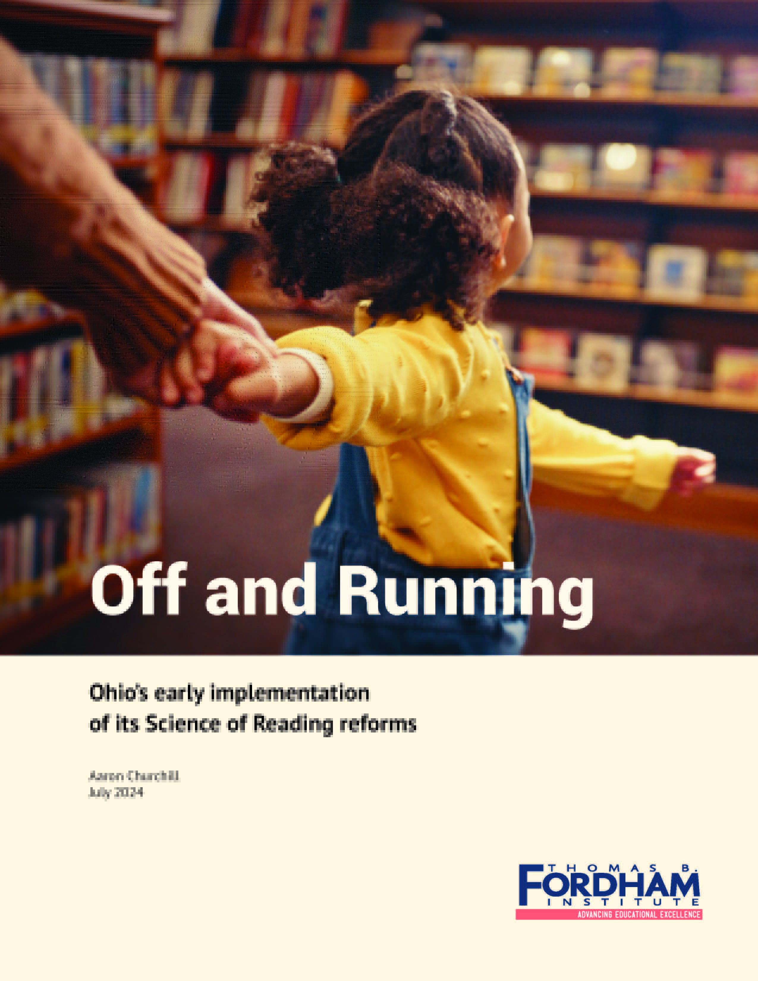 Off and Running report cover