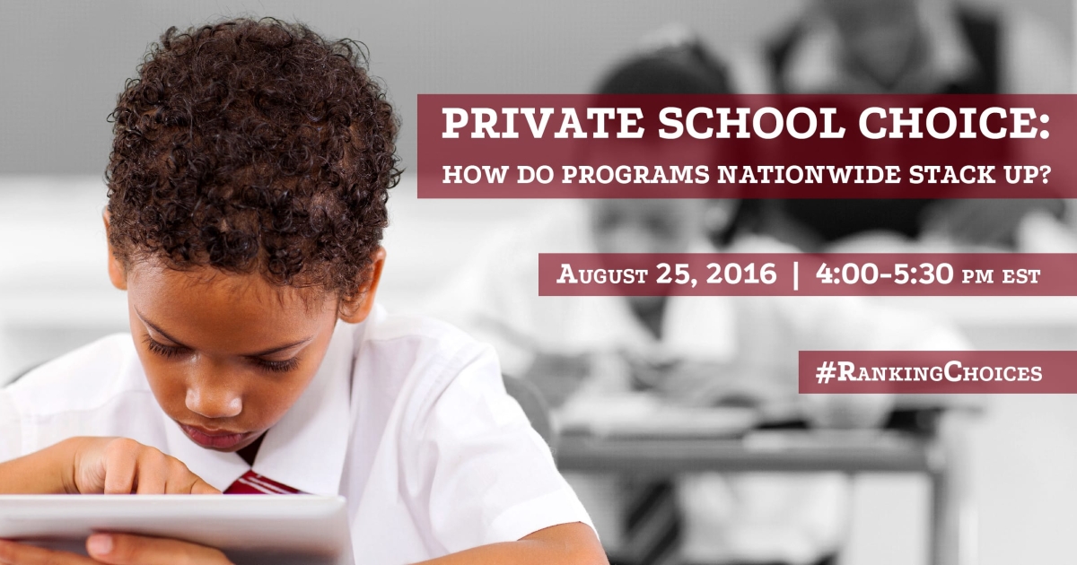 Private School Choice: How Do Programs Nationwide Stack up?
