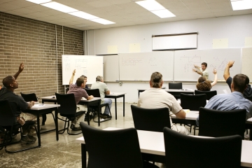 Displaced workers and college enrollment SR image