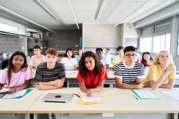 Group of students in a classroom