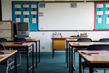 Empty classroom