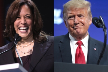 Kamala Harris and Donald Trump
