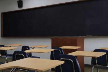 Empty classroom