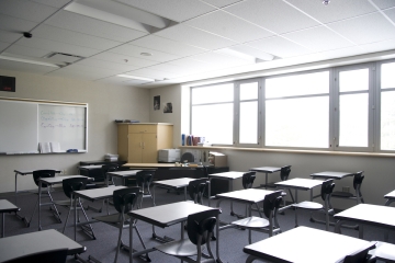 Empty classroom