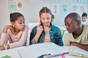 Students in a classroom