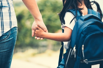 Child with parent