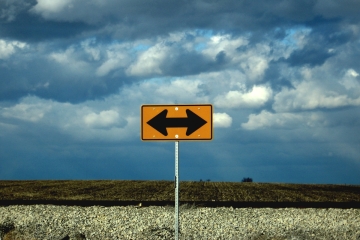 Fork in the road