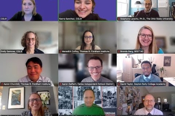 Screenshot of Webinar Panelists