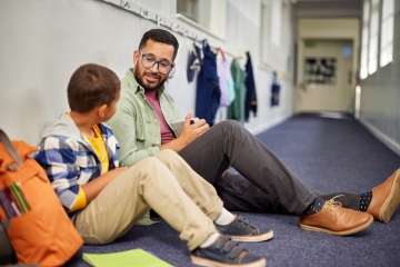 Teacher and student