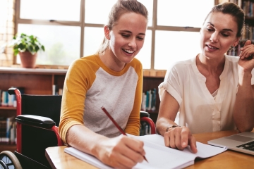 Student and tutor