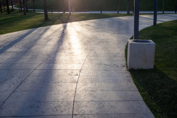 Path with sun and shade