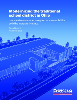Modernizing the traditional school district in Ohio cover