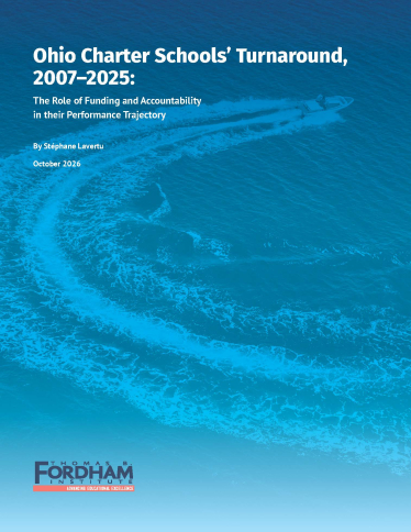 Ohio Charter Schools' Turnaround, 2007-2025 Report_WEB OCT FINAL cover