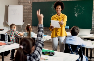 teacher in classroom