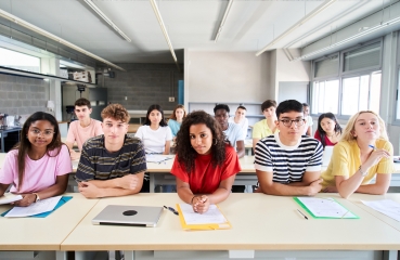 Group of students in a classroom