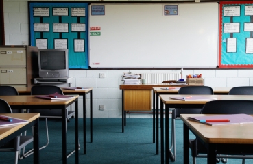 Empty classroom