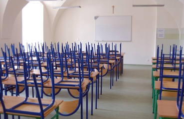 Catholic school classroom
