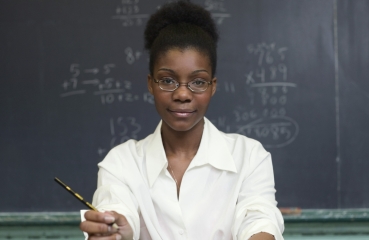 Black school teacher