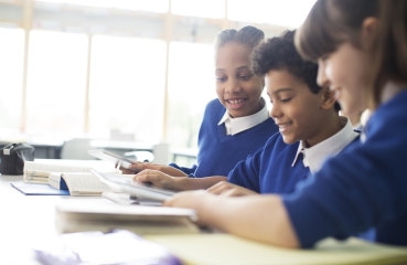 Students in a classroom