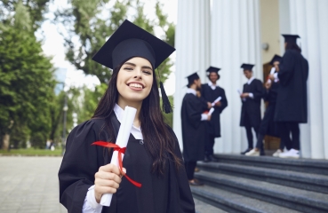 Recent graduate with diploma