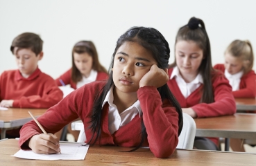 Students in a classroom