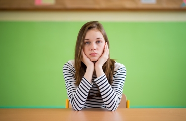 Sad student
