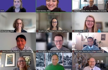 Screenshot of Webinar Panelists