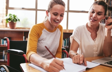 Student and tutor