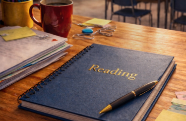 A teacher's desk
