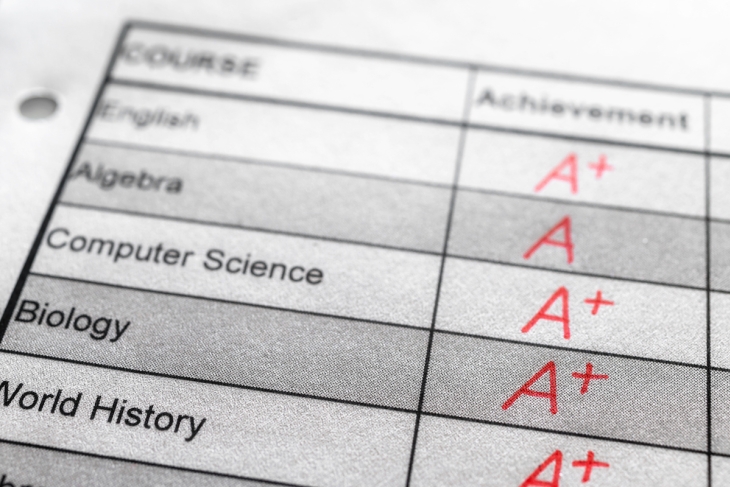 Student report card