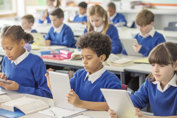 Students in a classroom