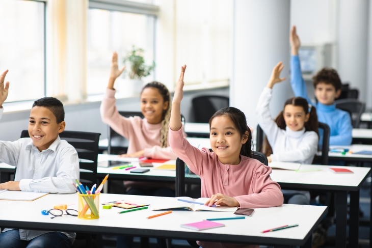 kids in classroom