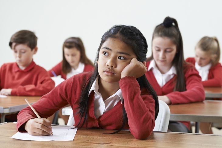 Students in a classroom