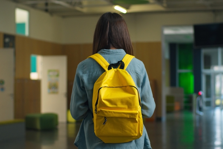 Student at school