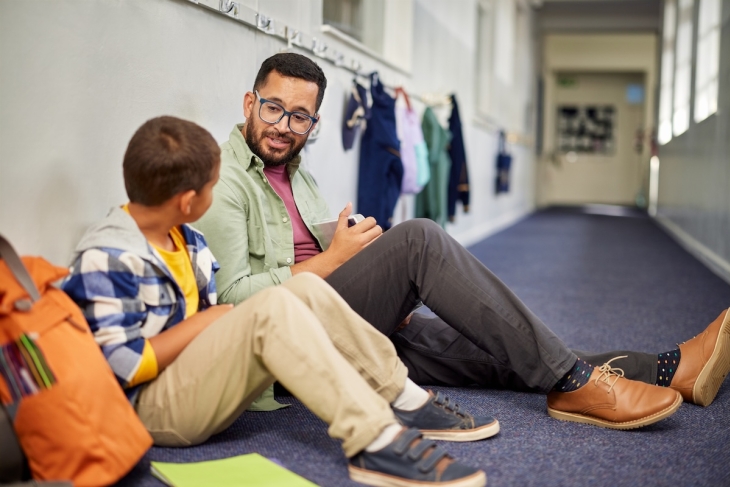Teacher and student
