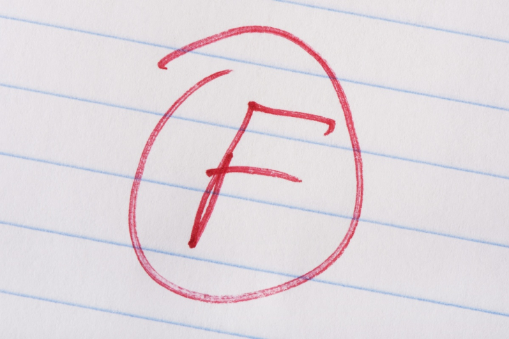 F grade