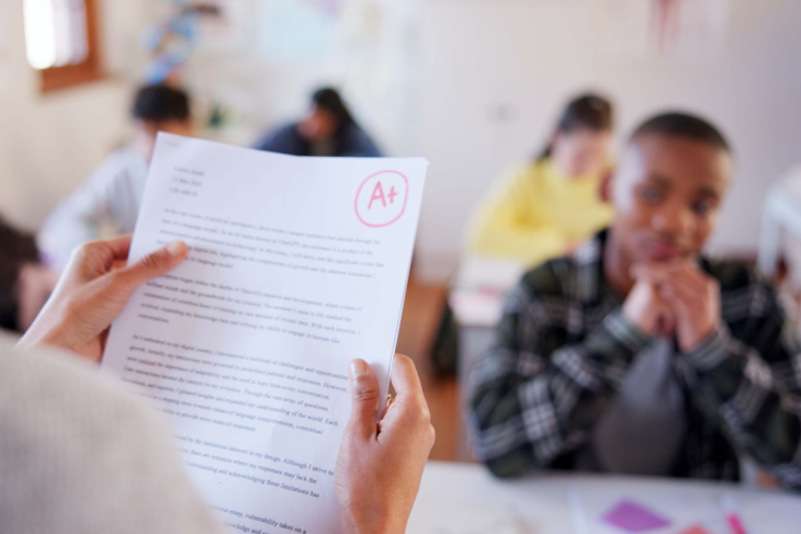 School paper grade