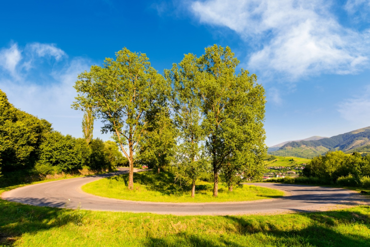 Road curve
