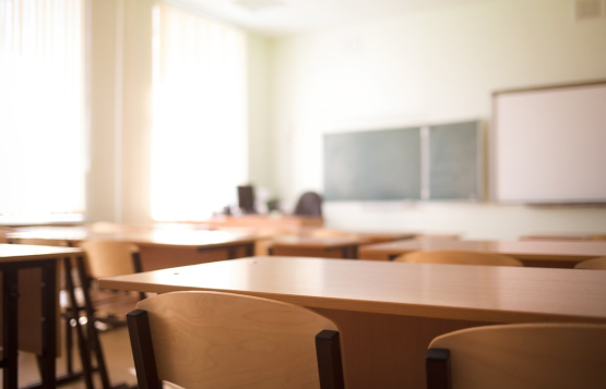 Empty classroom