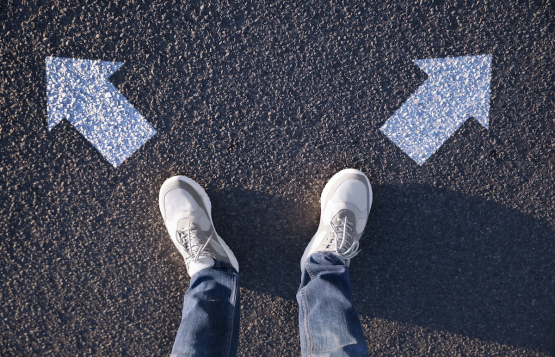 Fork in the road